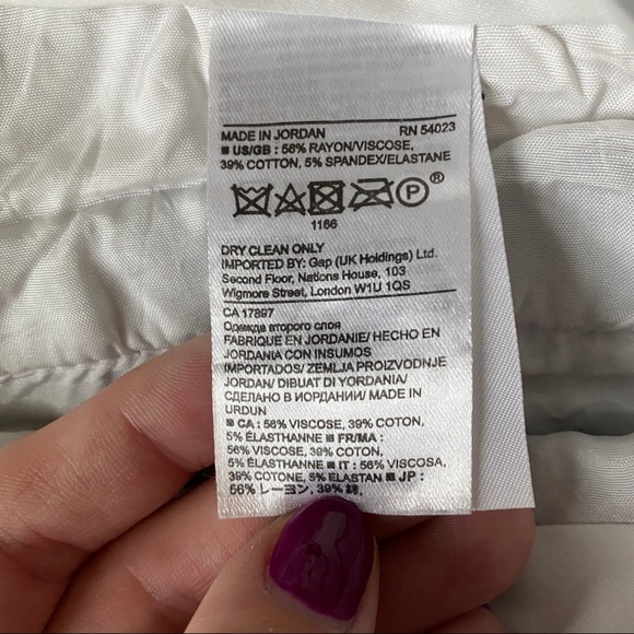 Gingham Cropped Pant - Size 8 - Picture 5 of 9